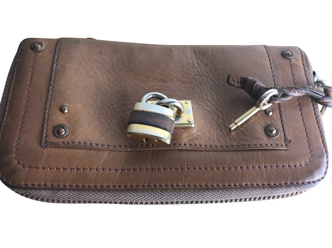 Chloé Paddigton Wallet Leather  ref.55763