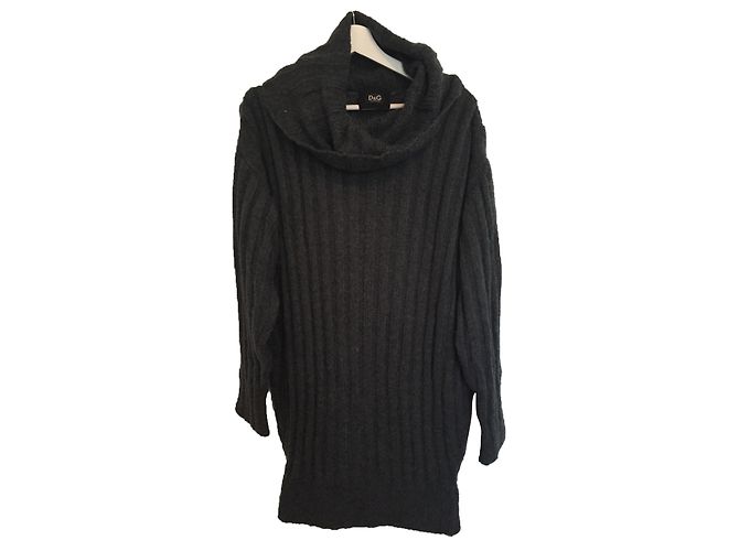Vestido Oversized Dolce & Gabbana Azul Verde Acetato M