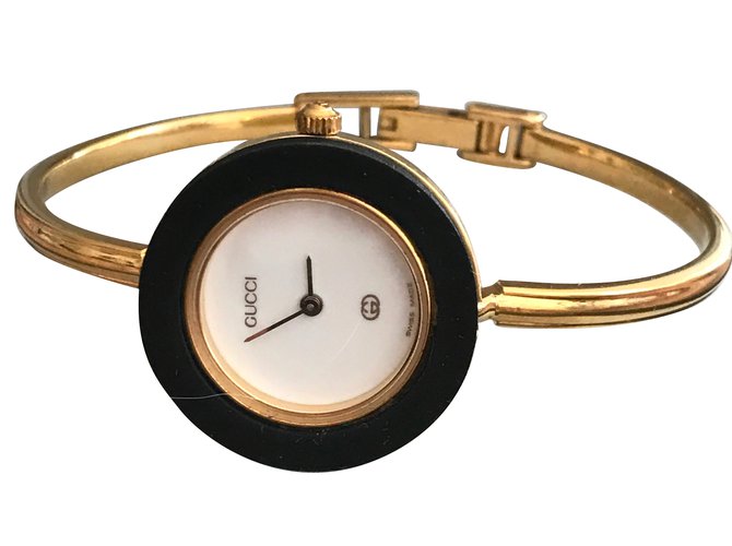 Gucci Relojes finos Dorado Chapado en oro  ref.55886