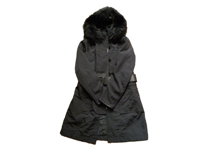 Prada Coats, Outerwear Black  - Joli Closet