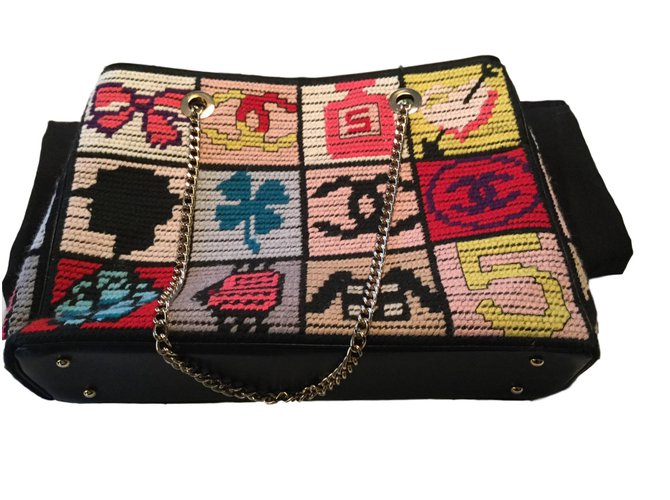 Chanel Handbags Multiple colors Cotton  ref.55995