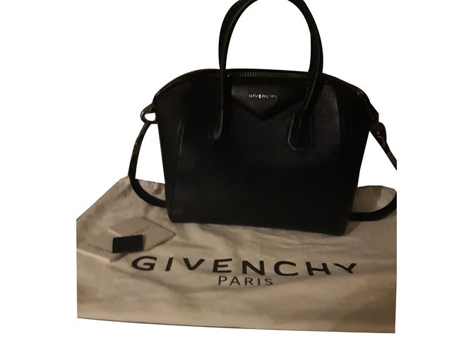 Givenchy Antigona Blu navy Pelle  ref.56101