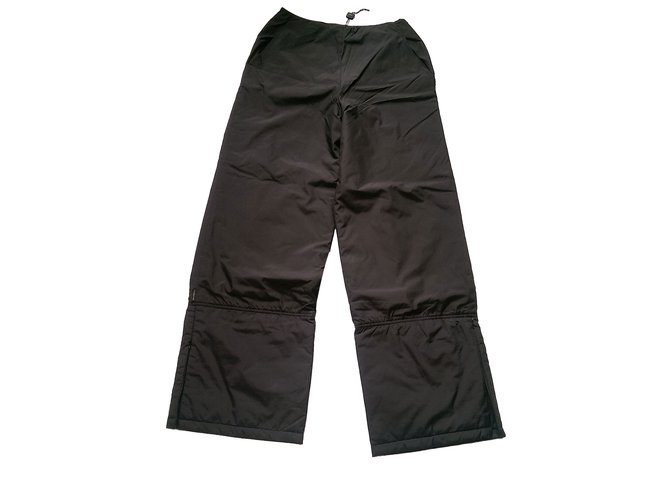 Weekend Max Mara Pants, leggings Black Polyester Polyamide  ref.56178