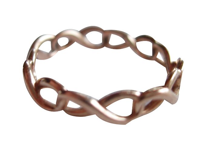 Tiffany & Co Infinity Ring Rubedo Rosa Pink