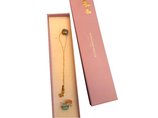 Morganne Bello 2 argolas Rosa Azul Cinza