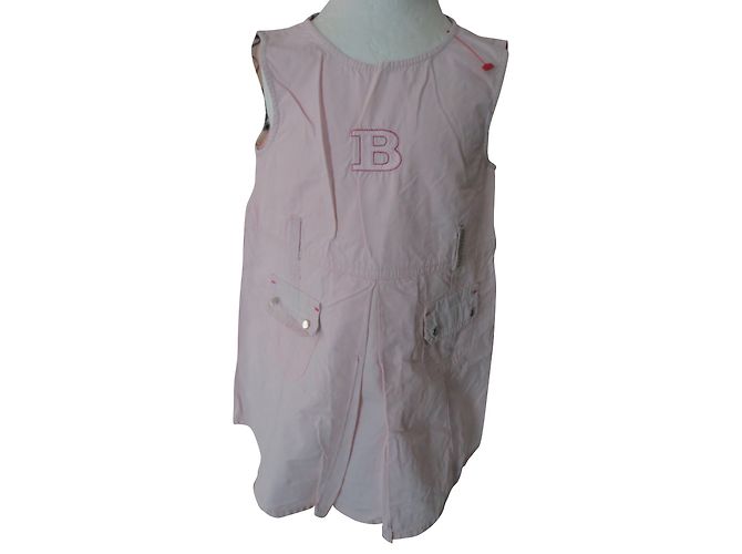 Robe Burberry Rose en Coton 12 Mois