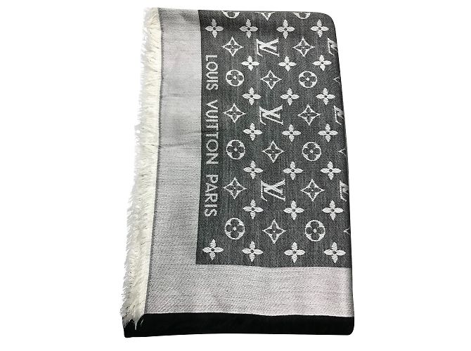 Louis Vuitton sciarpe Nero Lana