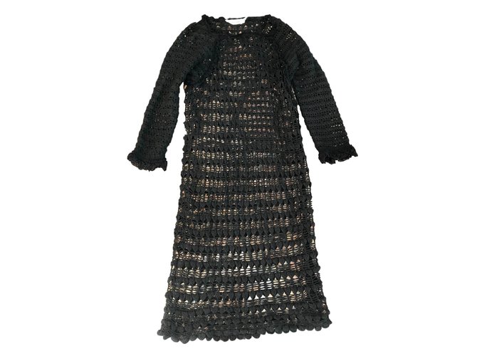 Isabel Marant Etoile Dresses Black Cotton  ref.56635