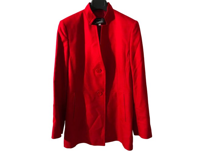 Akris Jackets Red Silk Cashmere  ref.56652