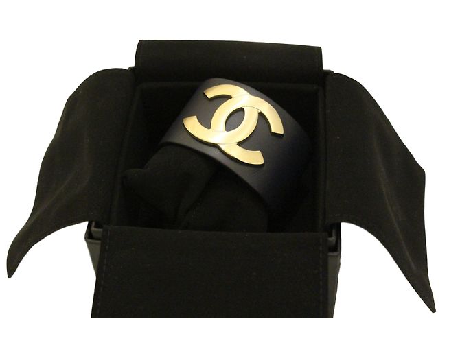 Chanel Bracciali Blu navy Pelle