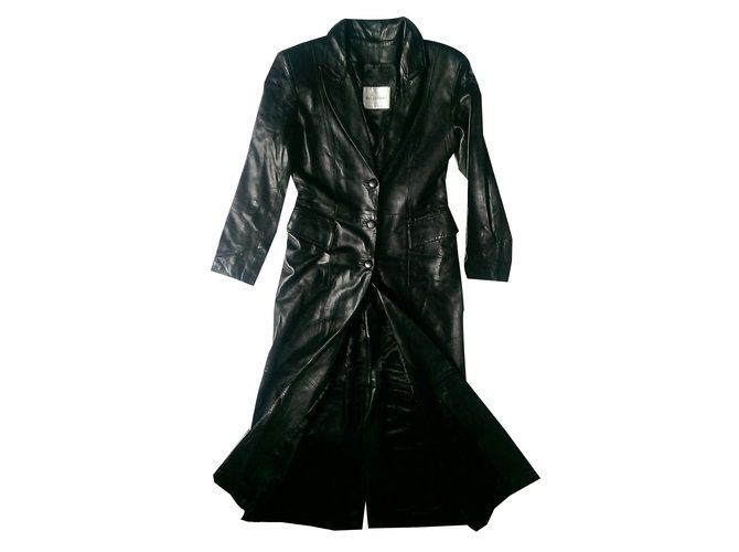 Pellessimo Coats, Outerwear Black Lambskin  ref.56815