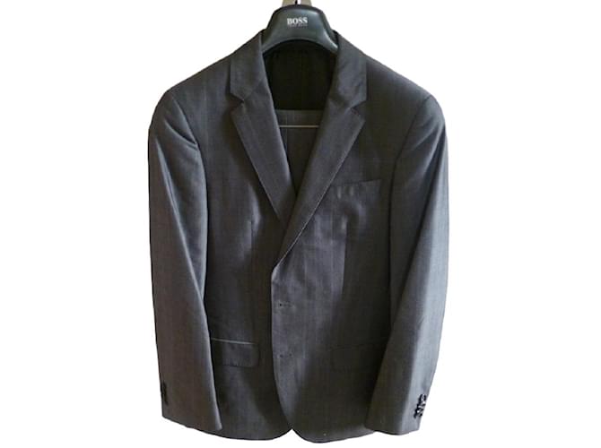 Hugo Boss Suits Grey Wool  ref.56885