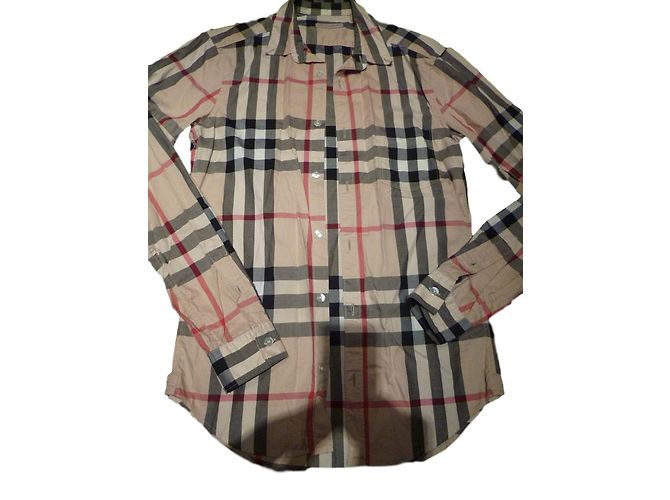 Camisa Burberry de algodón beige talla 34