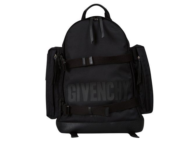 Backpack Givenchy new Black Nylon  ref.56909