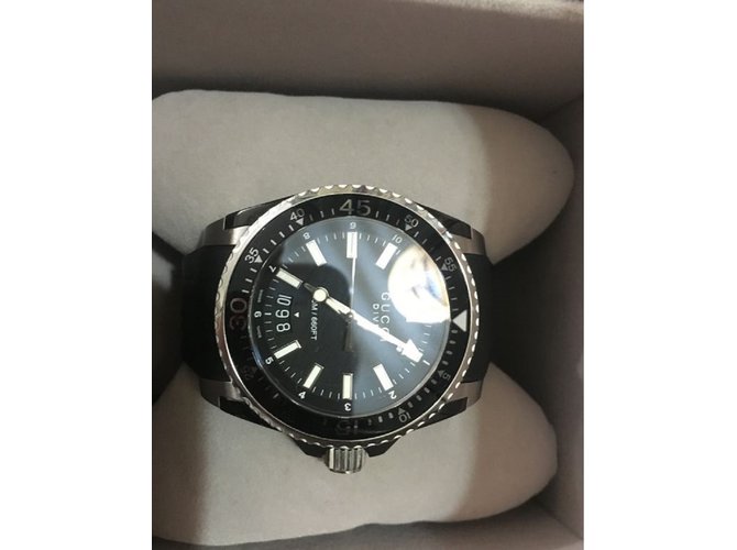 Autre Marque Quartz Watches Black Rubber  ref.56957