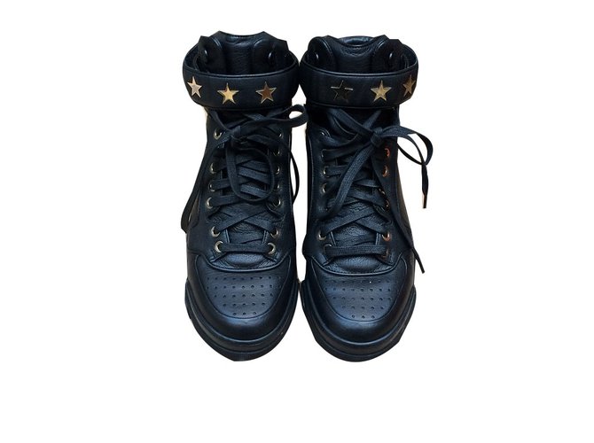 Givenchy Tyson Sneakers Black Leather  ref.57084