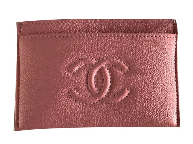 Chanel Bolsas, carteiras, casos Rosa Couro  ref.57115
