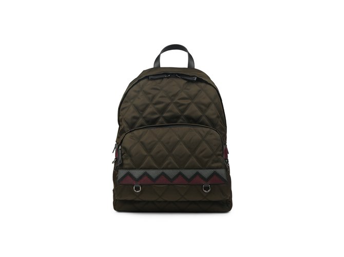 Prada backpack new Green Nylon  ref.57119