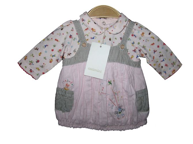 Robe Catimini Rose en Coton 1 mois