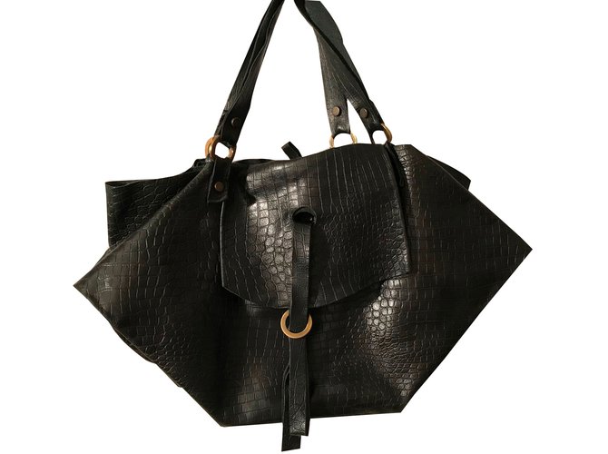Autre Marque Nothing Black Exotic leather  ref.57170
