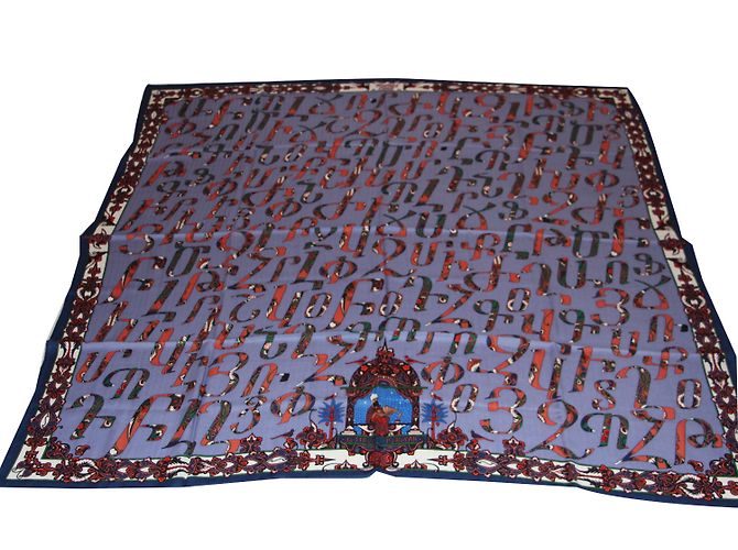 Hermès Lettres d 'Erevan Azul