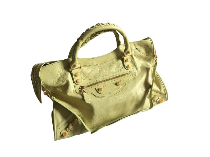balenciaga handbags gold