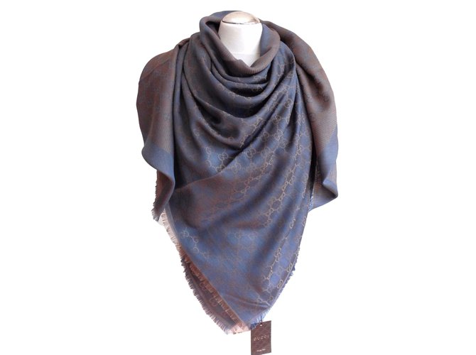 gucci scarf new never worn Silk Wool  ref.57201