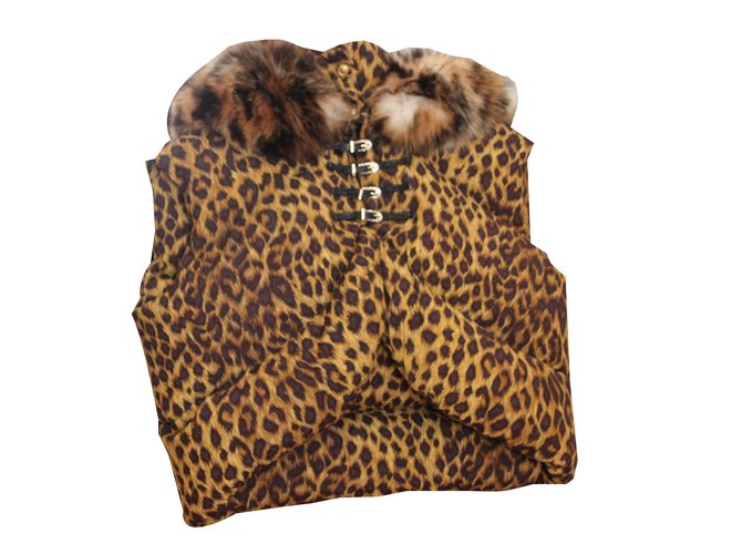Christian Dior Gilet Estampado de leopardo  ref.57242