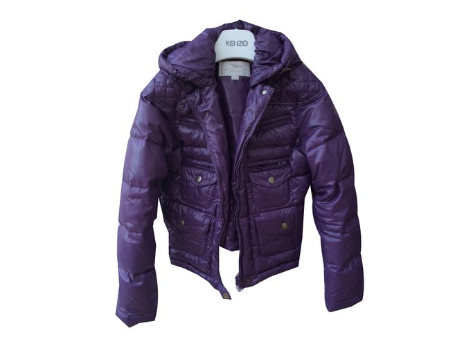 Autre Marque Marlboro Classics Coats, Outerwear Purple Nylon  ref.57278