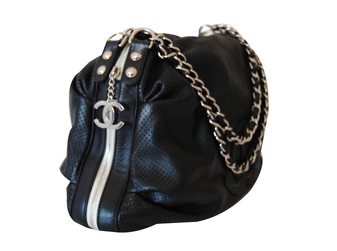 Borsa Chanel Nero Agnello Pelle