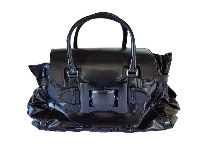 Gucci Handbags Black Leather  ref.57305