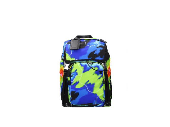 Prada backpack new Multiple colors Nylon  ref.57333