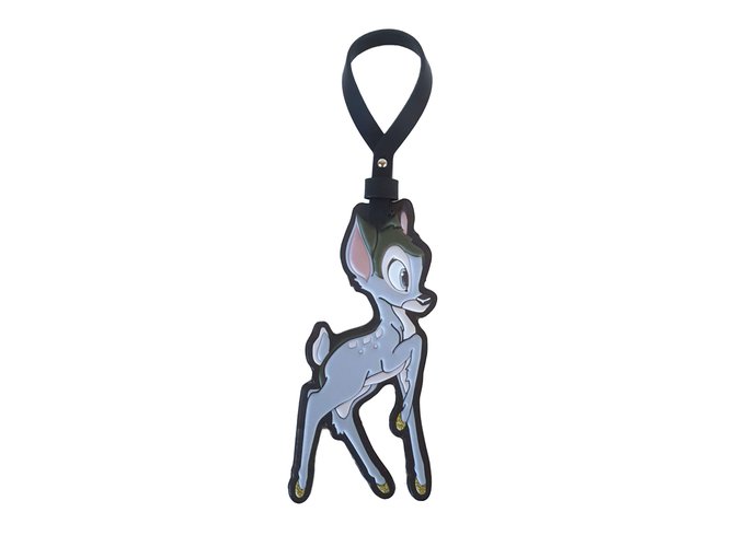 Givenchy Amuleto de saco Bambi Azul Couro  ref.57339