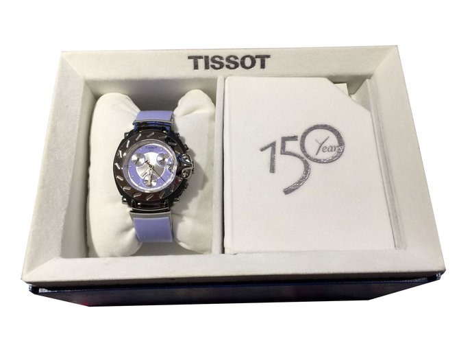 Tissot woman's crono watch Acier Multicolore  ref.57393