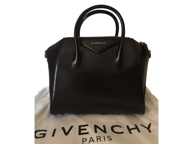 Givenchy Antigona Black Leather  ref.57448