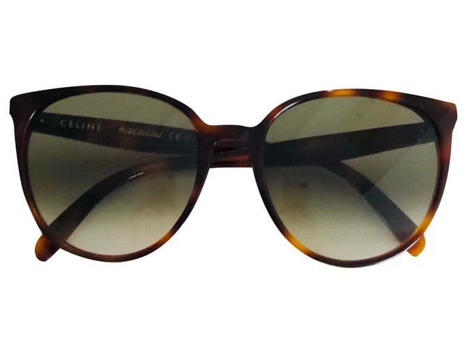 Céline Sunglasses Brown Plastic  ref.57481