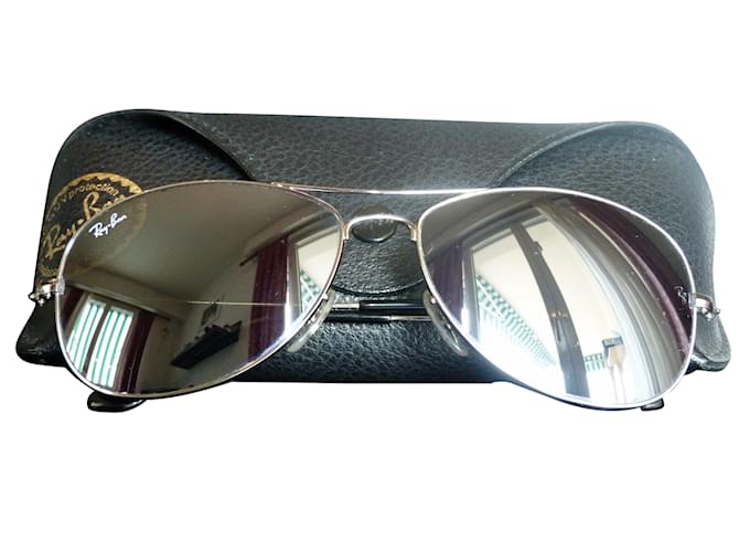Ray-Ban Cockpit Miroirs RB 3362 003/40 Silber Stahl  ref.57520