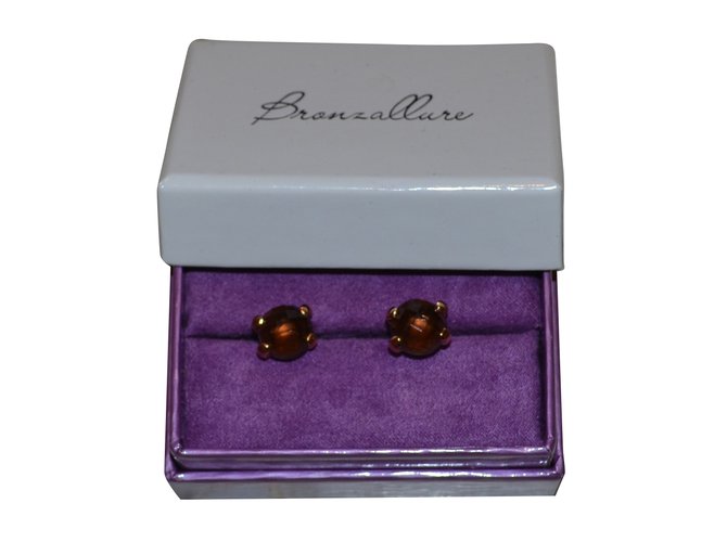 Autre Marque Bronzallure Earrings Bronze Gold-plated  ref.57544