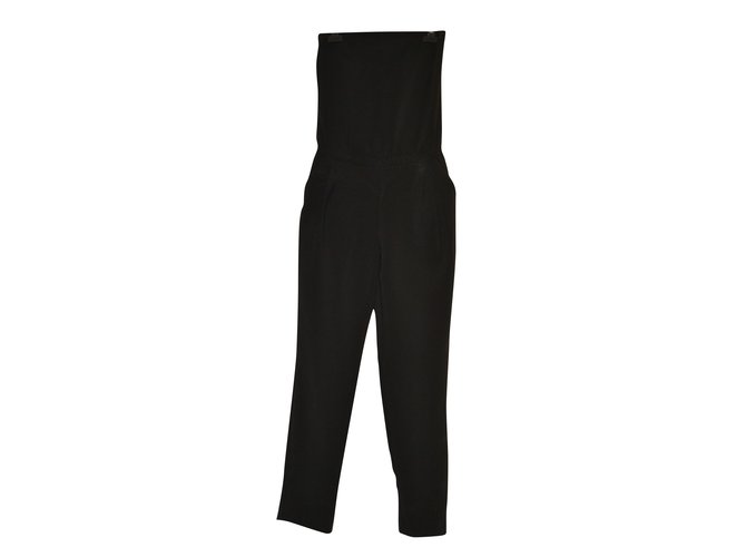Autre Marque PROMOD Jumpsuits Black Polyester  ref.57550