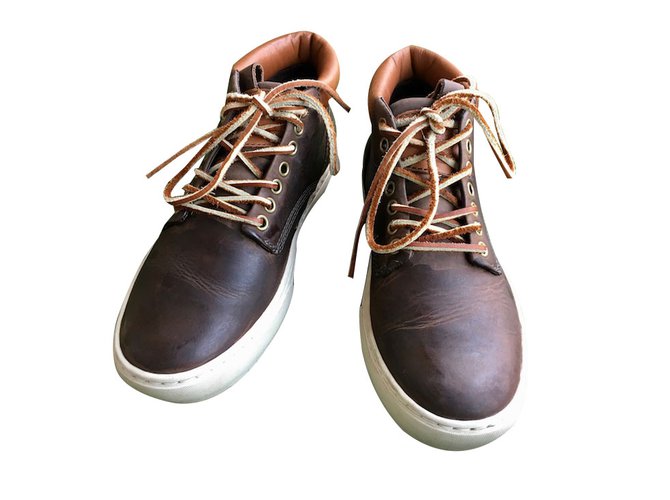 Timberland adventure 2.0 Sneakers Dark brown Leather  ref.57586