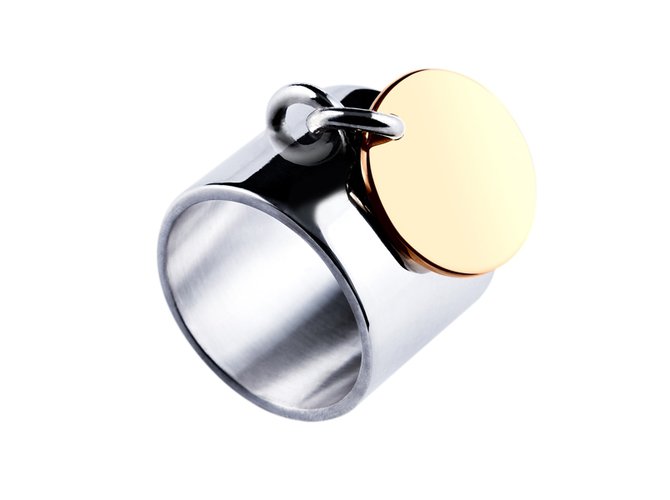 Marc Deloche Rings Silvery Yellow gold  ref.57597