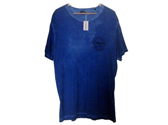 Diesel Tee shirts Coton Bleu  ref.57606