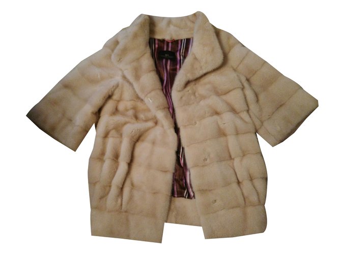 Rosenberg & Lenhart Coats, Outerwear Cream Fur  ref.57669