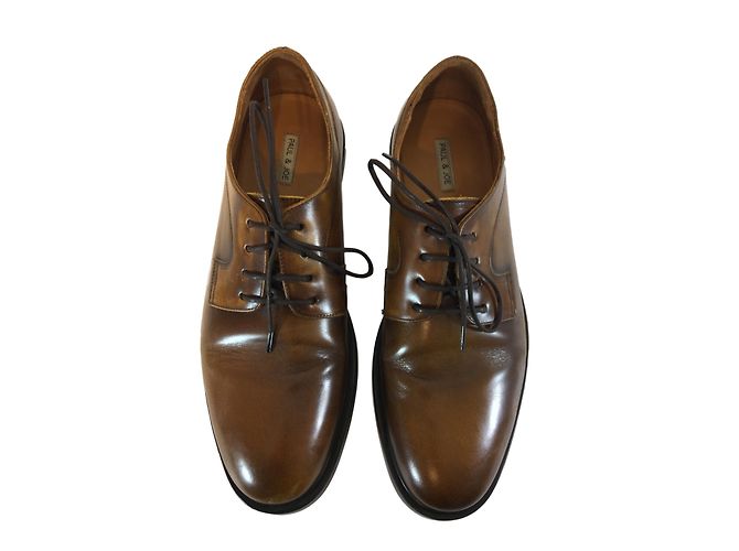 Paul & Joe Scarpe stringate in pelle color caramello