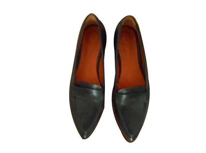 Trussardi Mokassins aus Leder Schwarz 38