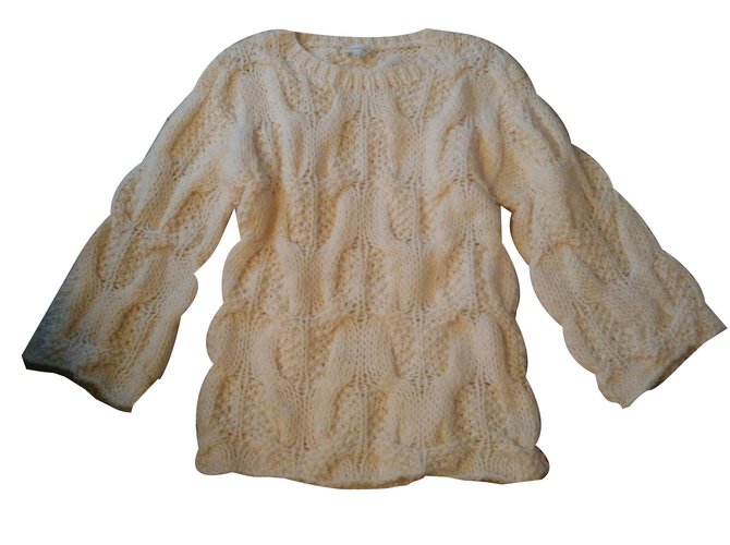 Vanessa Bruno Athe Knitwear Cream Wool  ref.57796