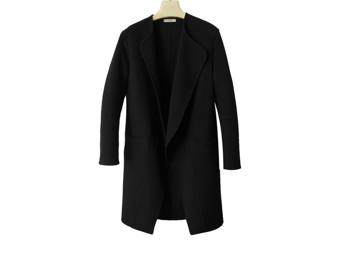 Céline Celine Coat Black Wool  ref.57800