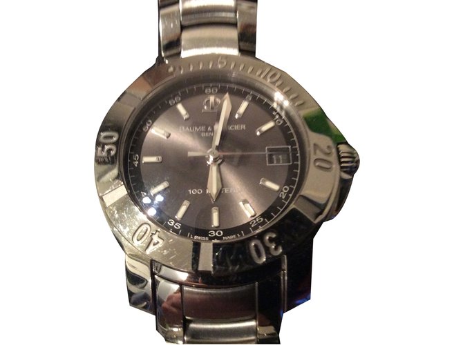 Baume & Mercier Fine watches Silvery Silver  ref.57861