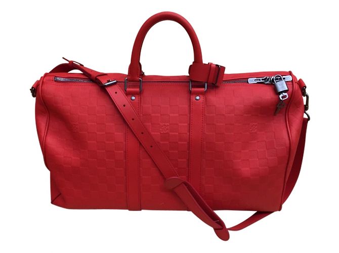 Louis Vuitton 45 keepall infini fusion Orange