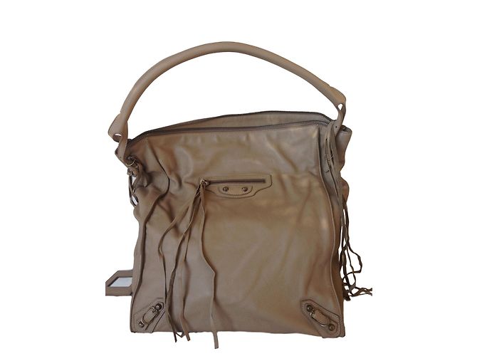 Bolso Balenciaga de cuero color ébano